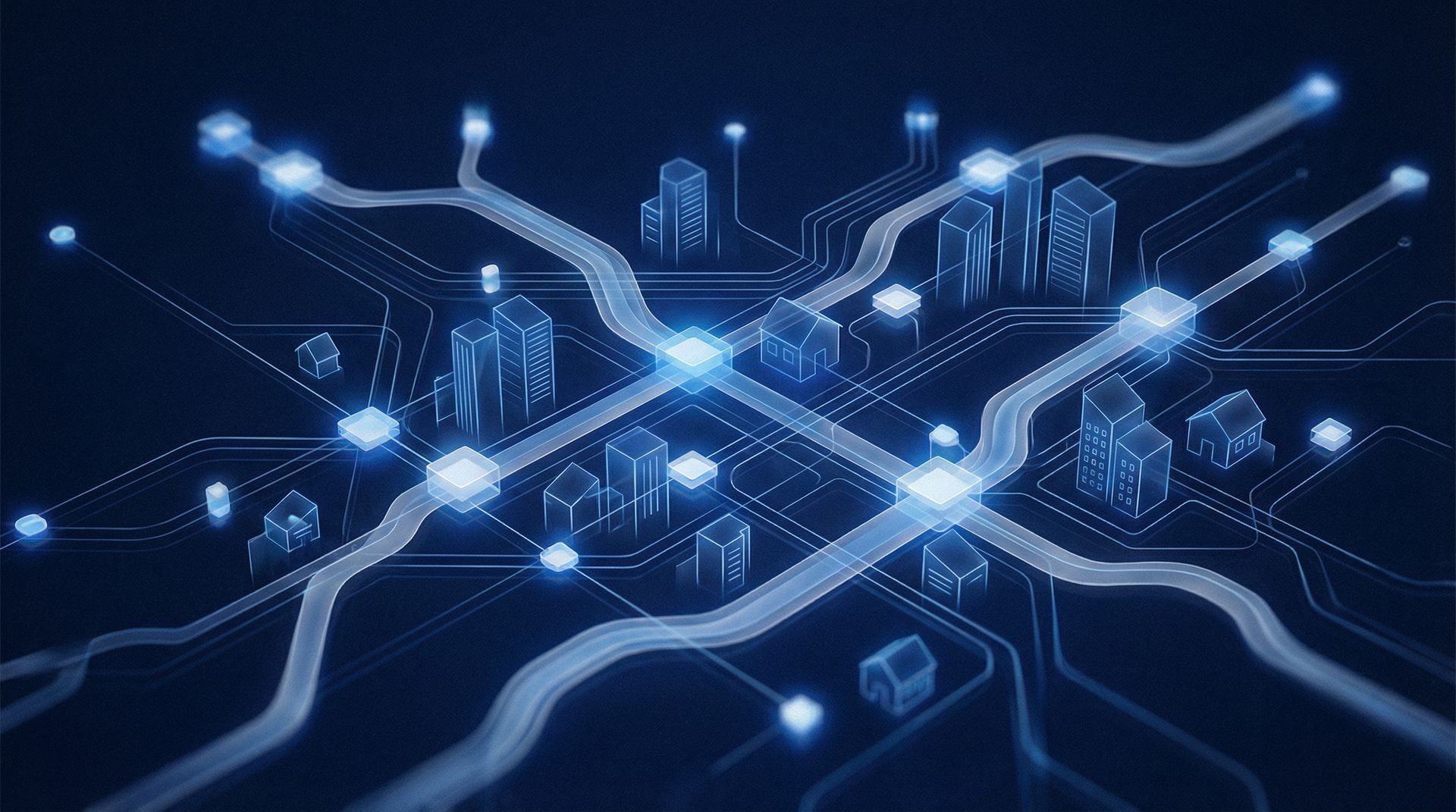 AI technology network visualization